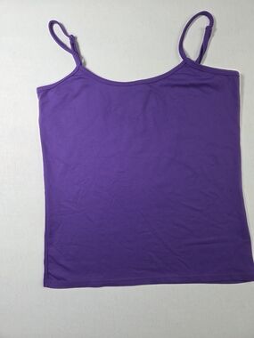 Scott Taylor women's purple spaghetti strap camisole tank top Size S